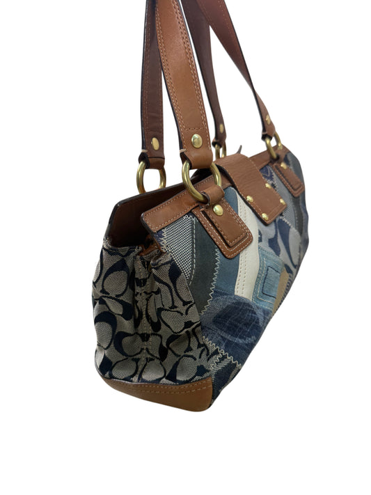 Vintage Coach Patchwork shoulder bag