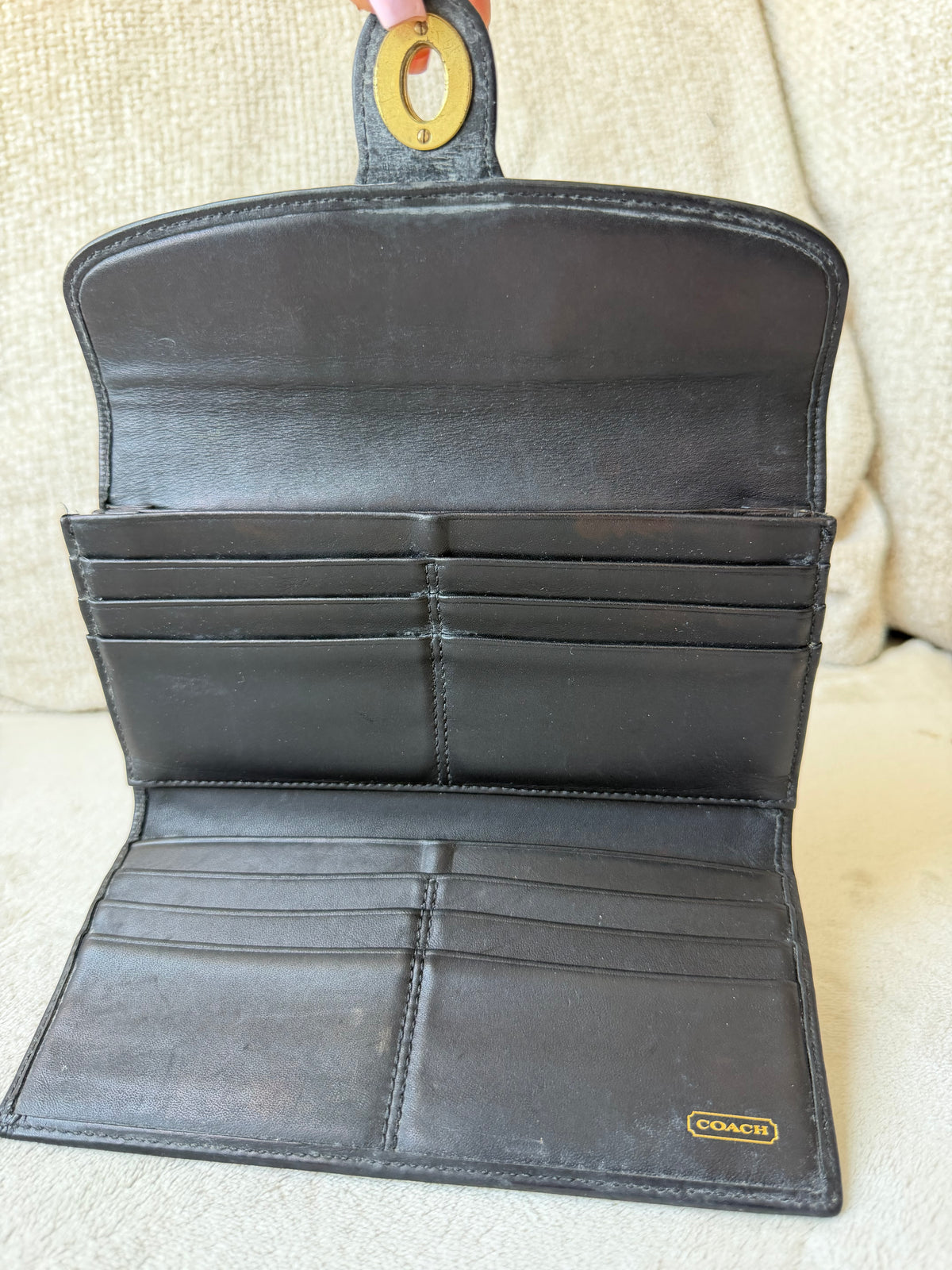 Vintage Coach Turnlock Wallet