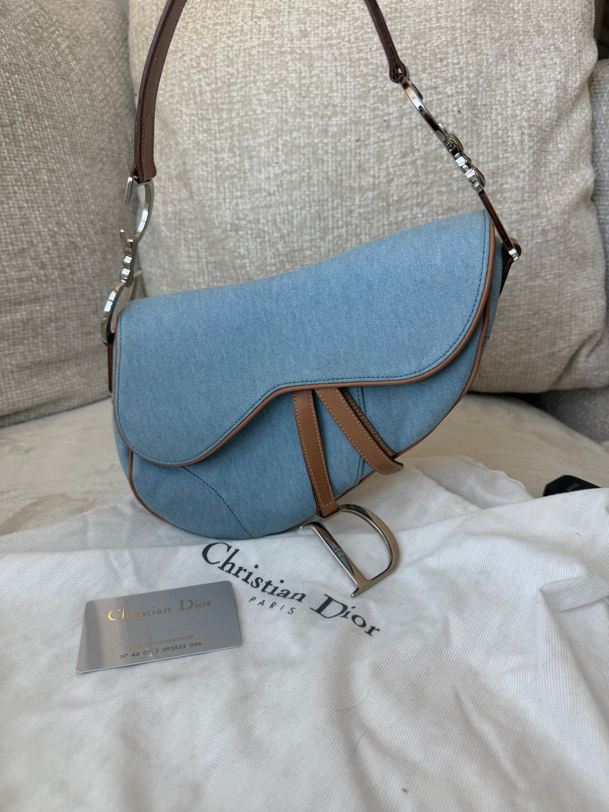 Vintage Christian Dior Saddle Bag