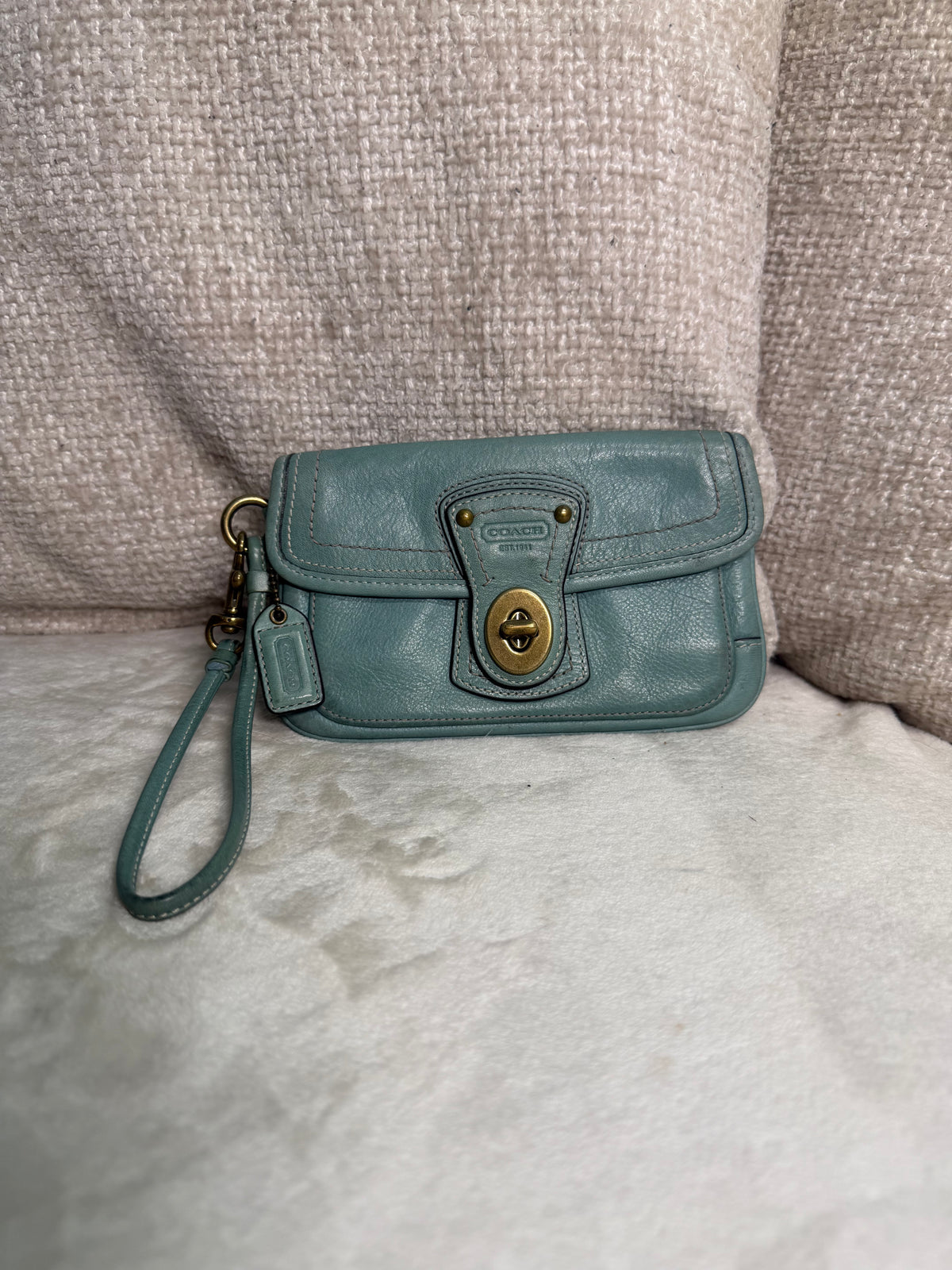 Vintage Coach Wristlet