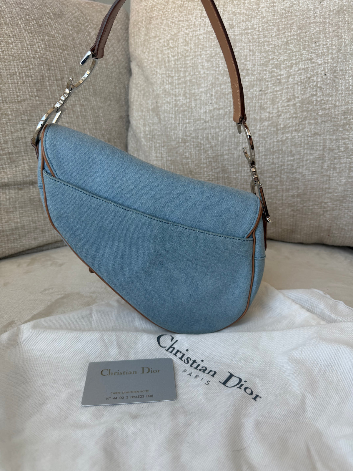 Vintage Christian Dior Saddle Bag