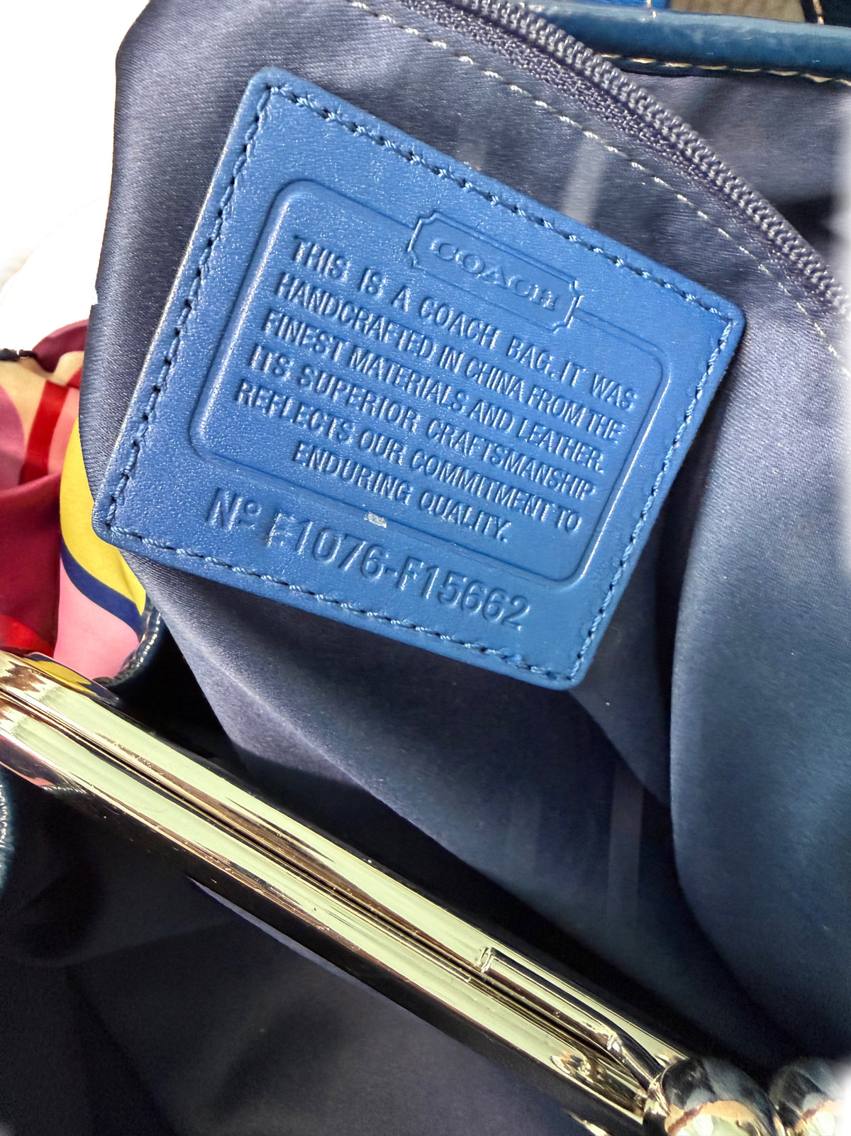 Coach Kisslock shoulder bag