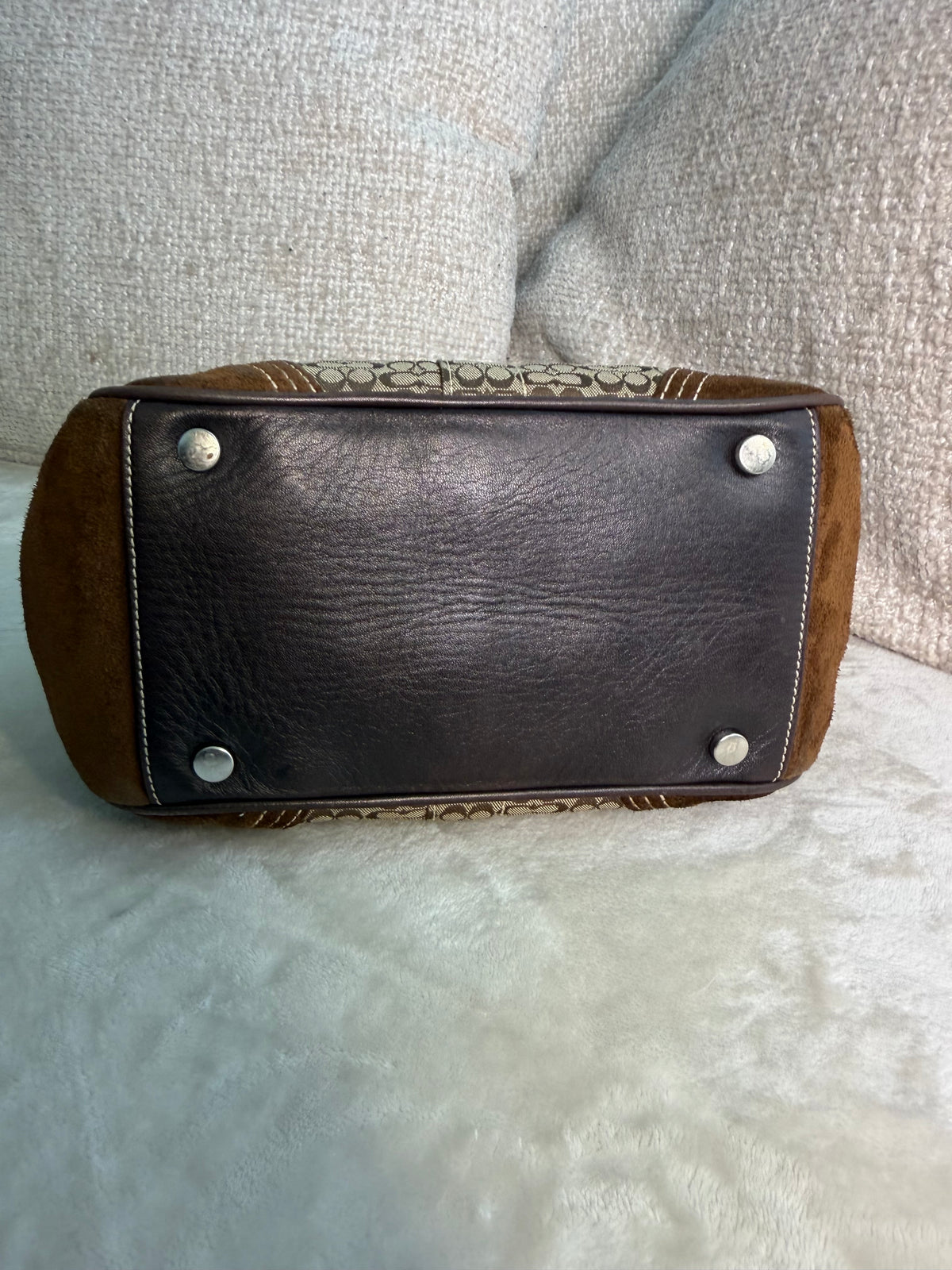 Coach Kisslock Top Handle Bag