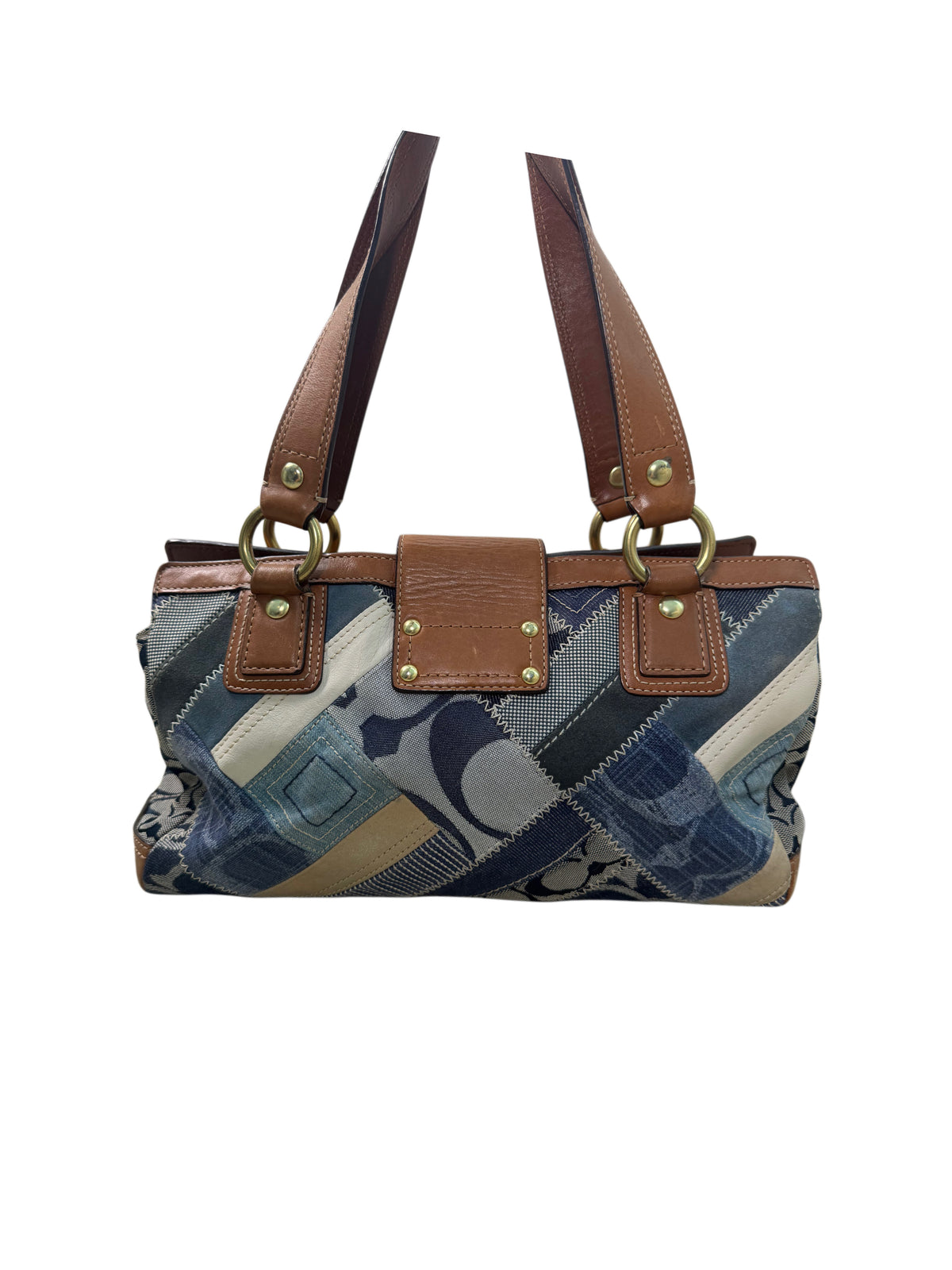 Vintage Coach Patchwork shoulder bag