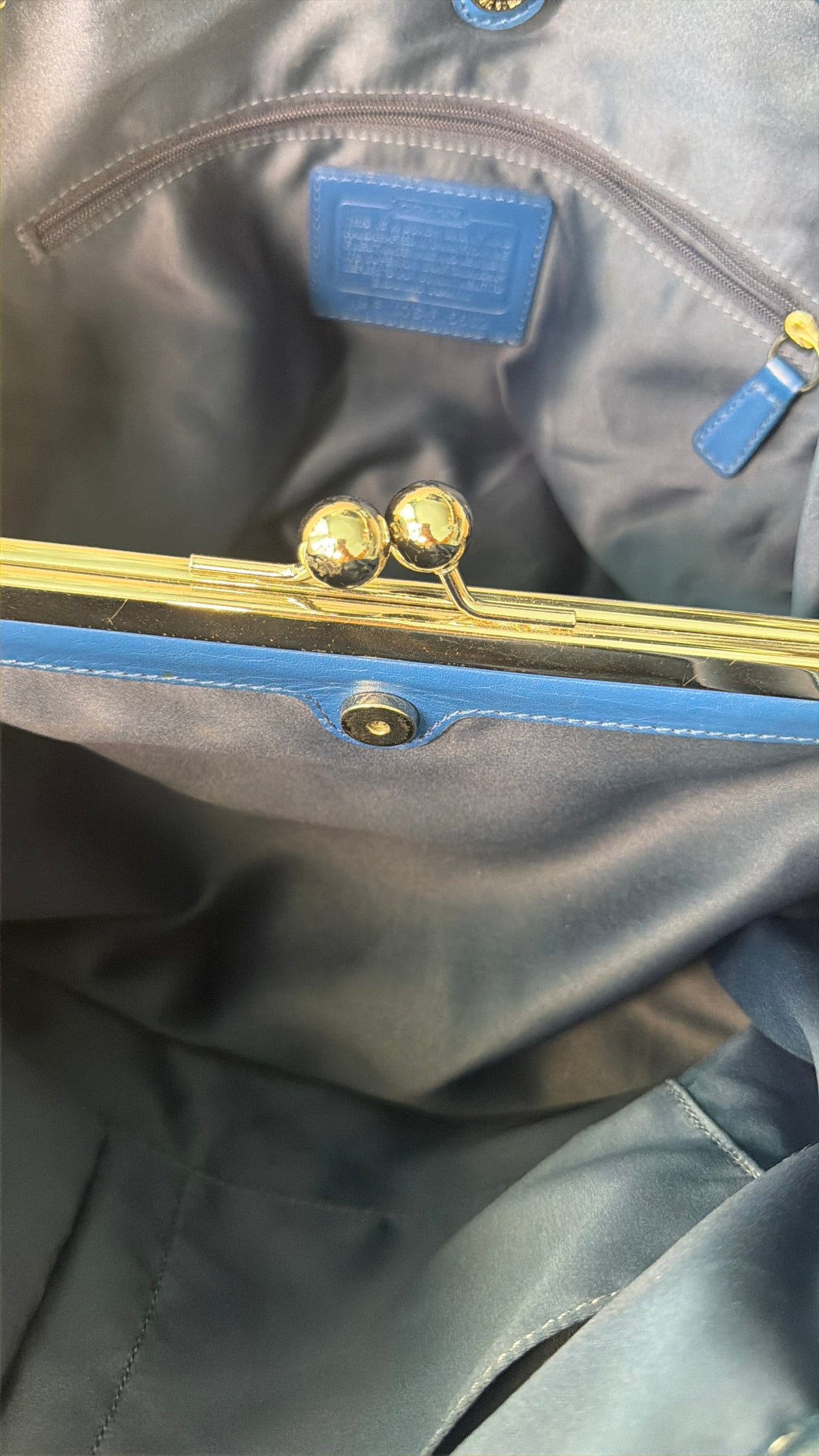 Coach Kisslock shoulder bag