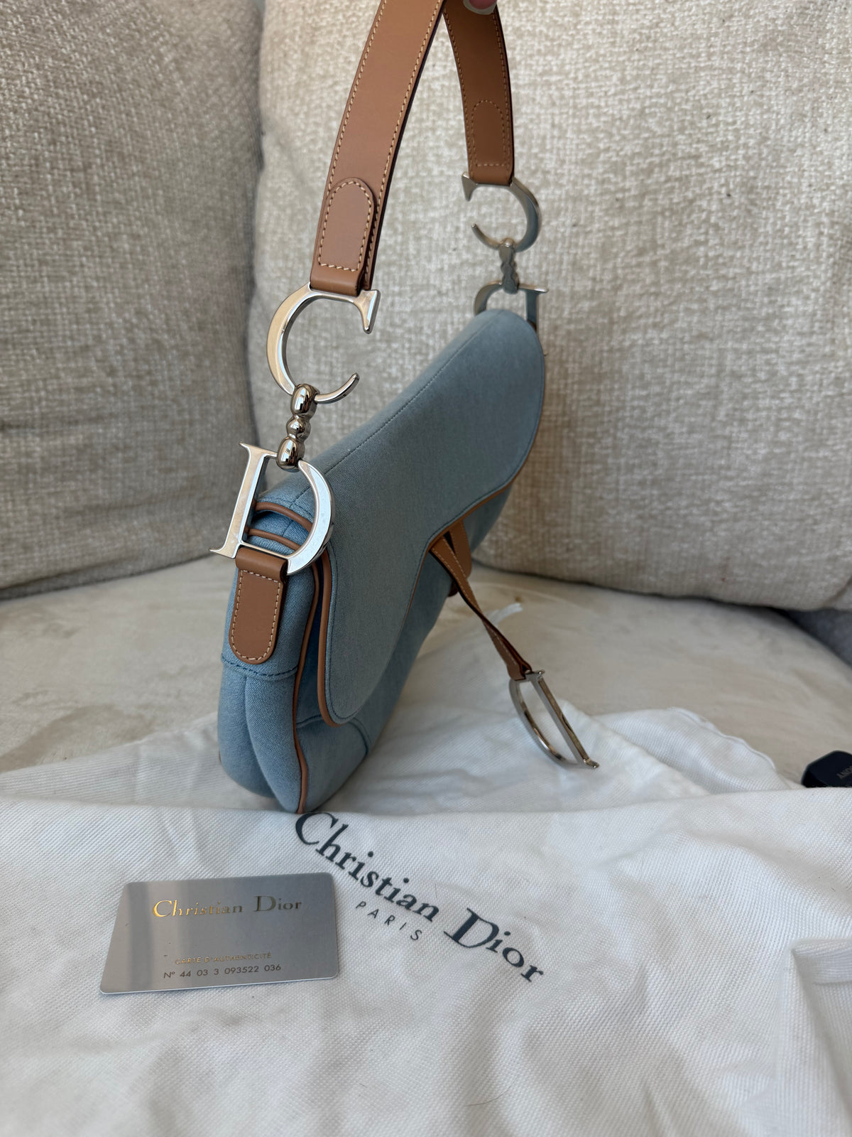Vintage Christian Dior Saddle Bag