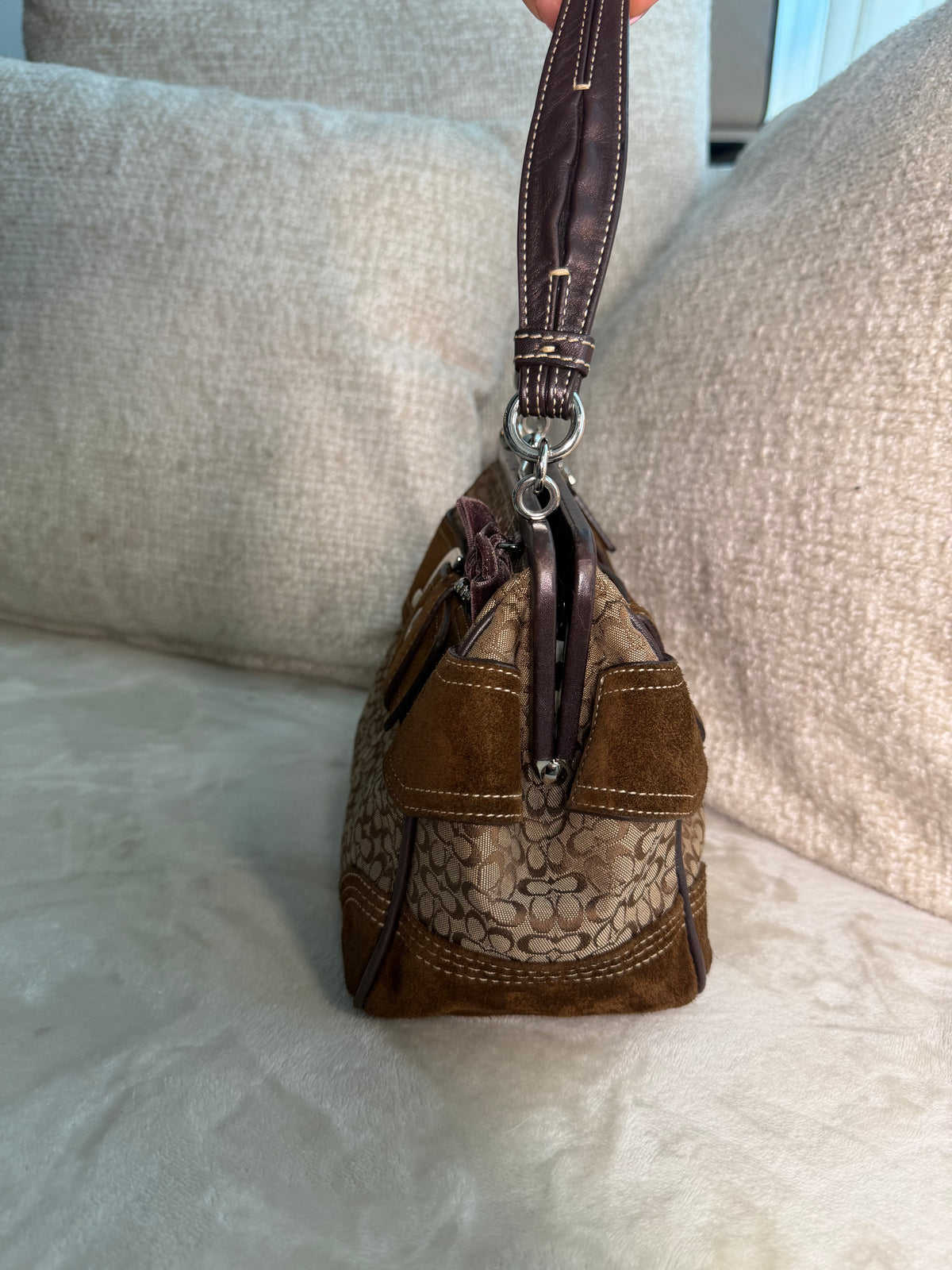 Coach Kisslock Top Handle Bag