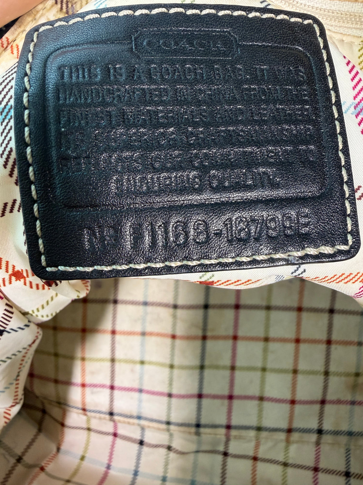 Vintage Coach Tote