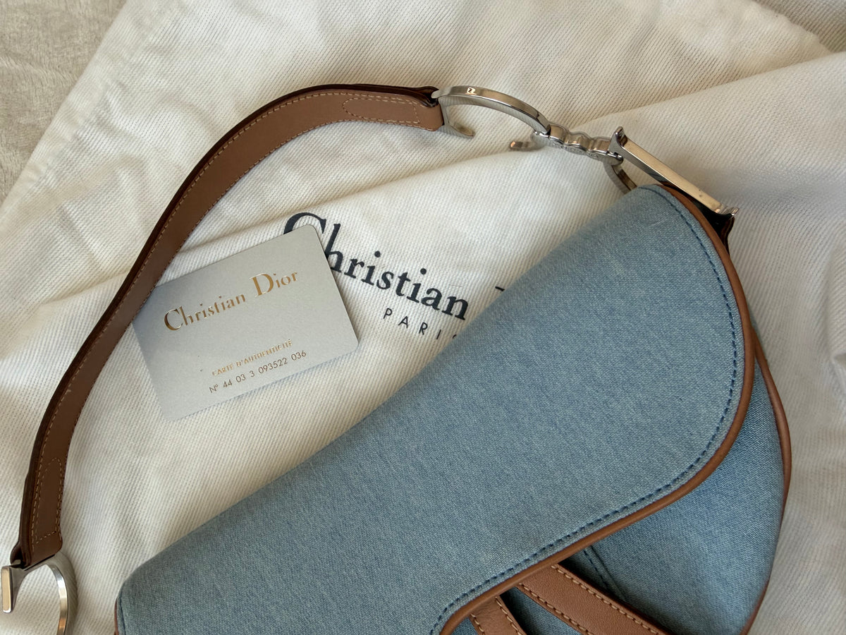 Vintage Christian Dior Saddle Bag