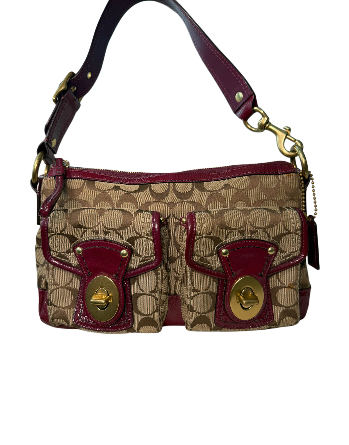 Vintage Coach Double Turnlock