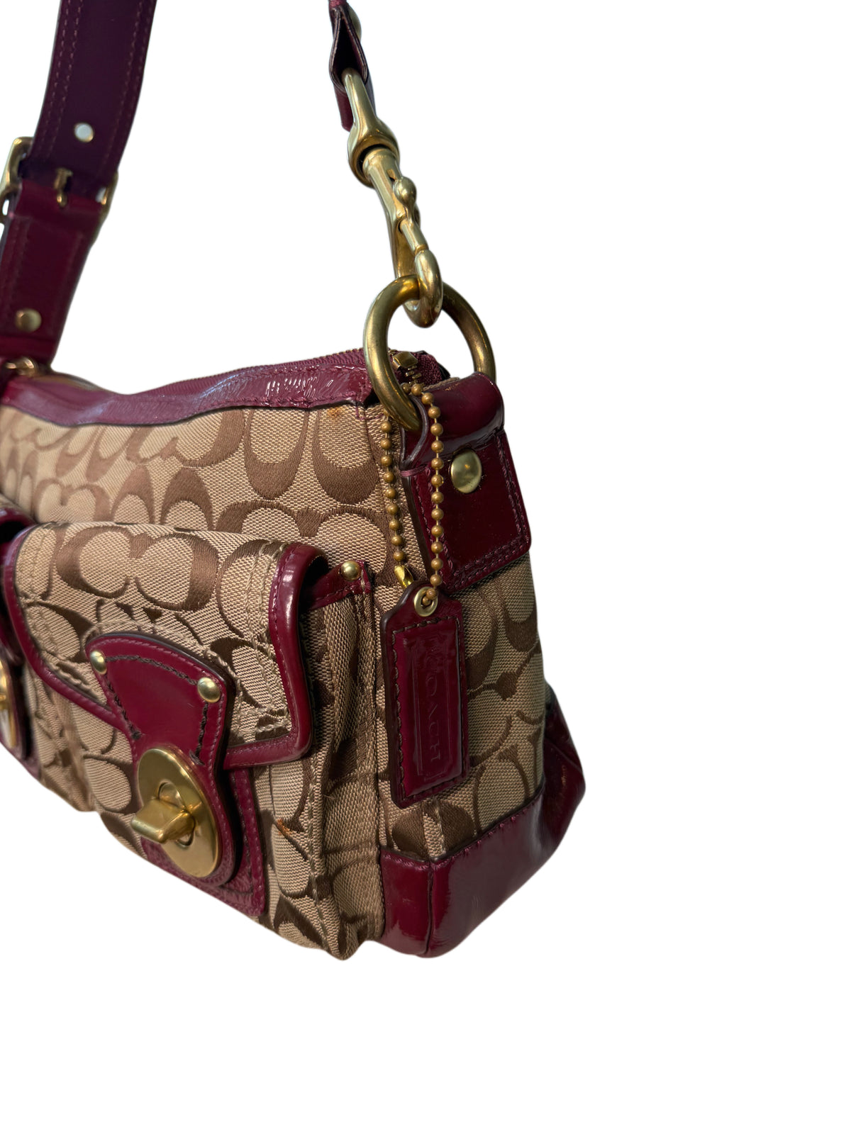 Vintage Coach Double Turnlock
