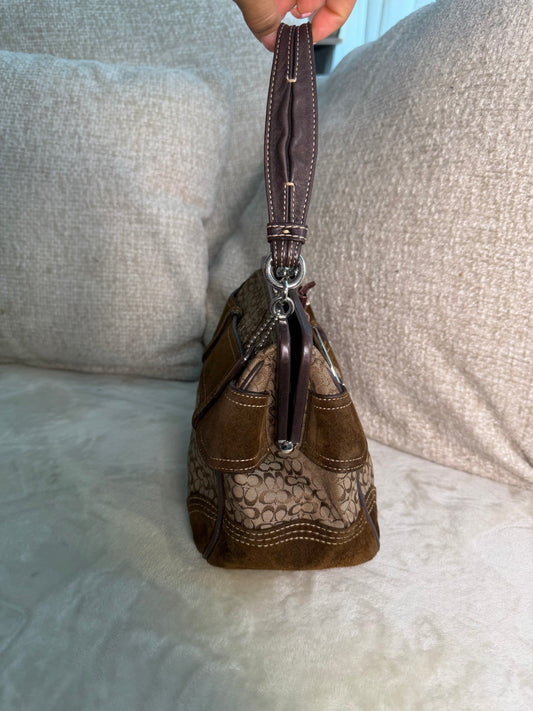 Coach Kisslock Top Handle Bag