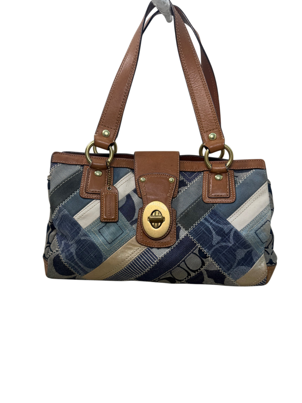 Vintage Coach Patchwork shoulder bag