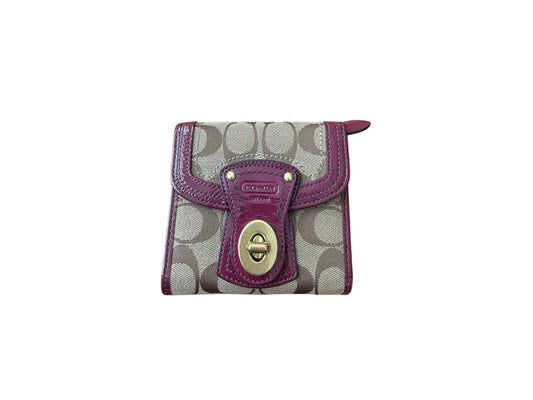 Vintage Coach Turnlock wallet